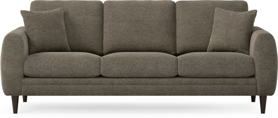 Eden - 3-sits soffa - Brun