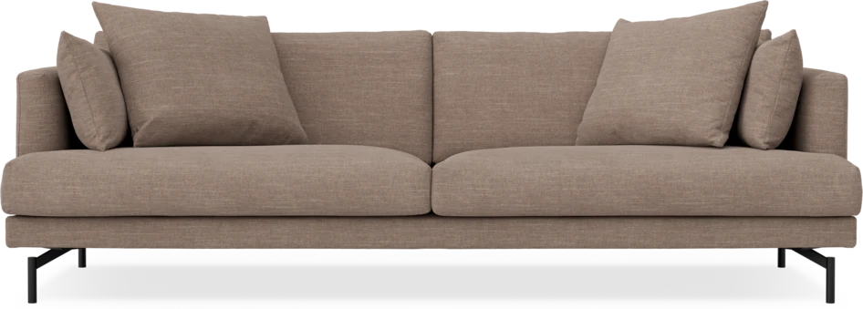 Harper - 4-sits soffa - Brun