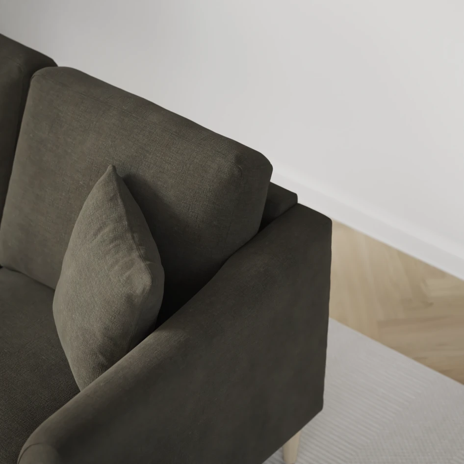 Eden - 3-sits soffa - Grå