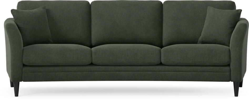 Eden - 3-sits soffa svängd - Grön