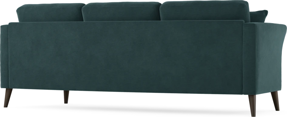 Eden - 3-sits soffa svängd - Blå