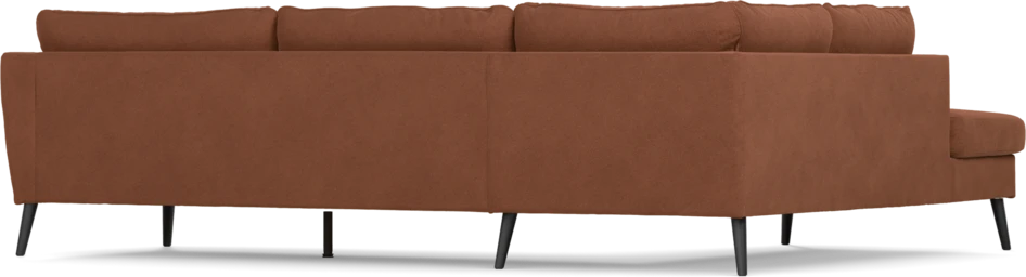 County - 2,5-sits soffa med divan vänster - Orange