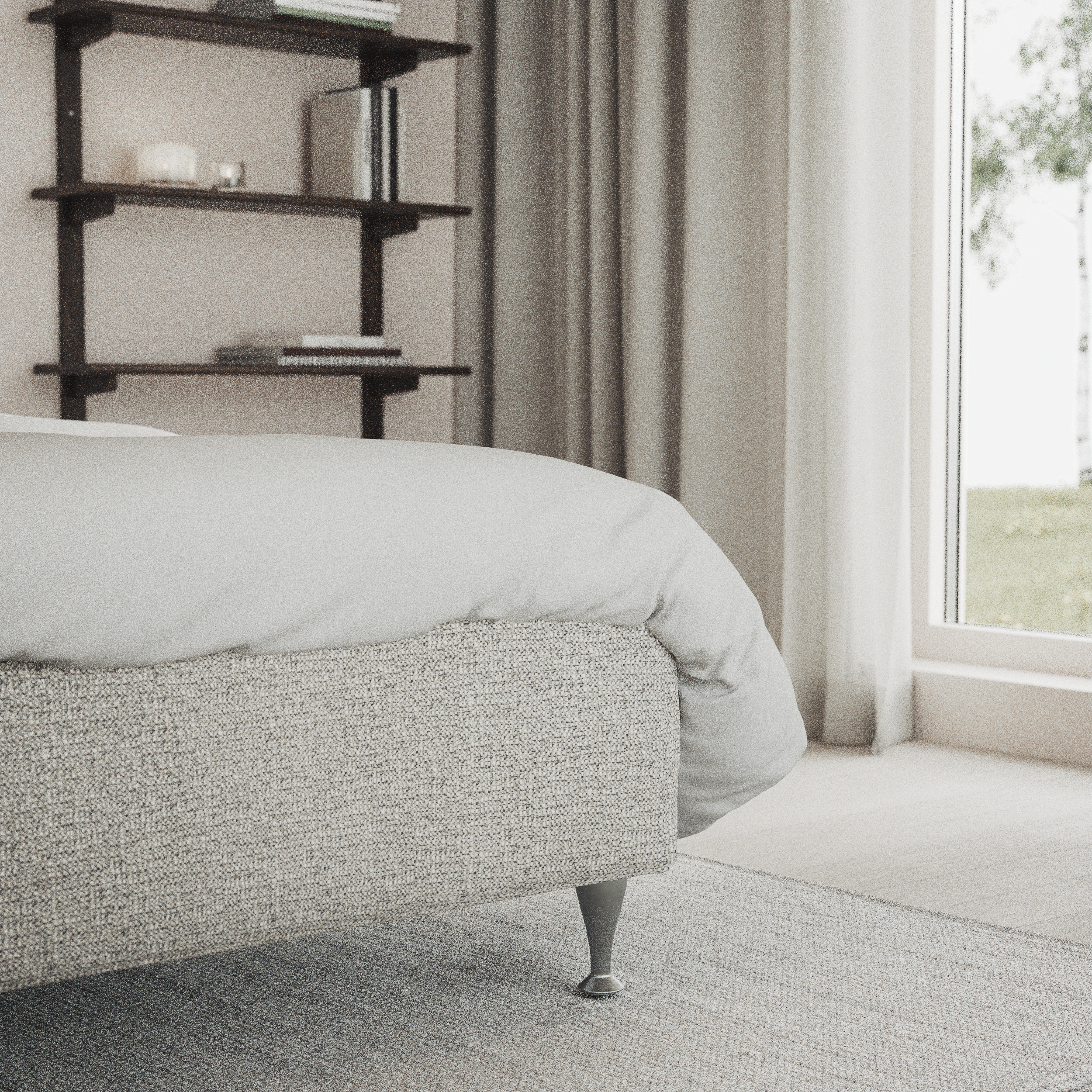 Delux Pikerad Låg - Sänggavel, 90-210 cm - inspiration