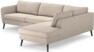 County - 2,5-sits soffa med divan höger - Beige
