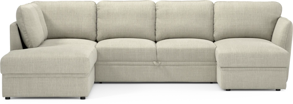 Öland - Bäddsoffa med divan vänster och schäslong höger - Beige