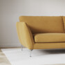 Madison Lux - 2-sits soffa med schäslong vänster - Gul