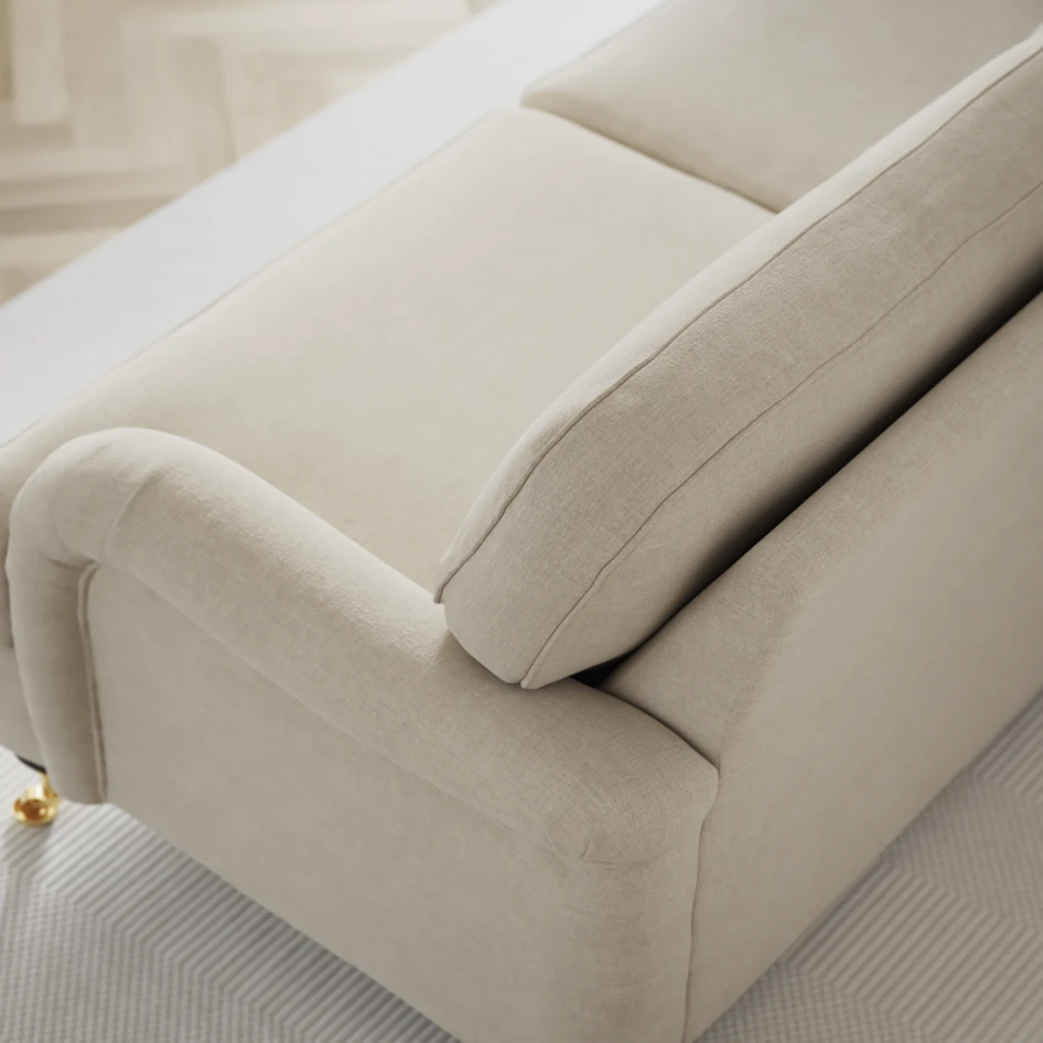 Oxford - 3-sits soffa svängd - Beige
