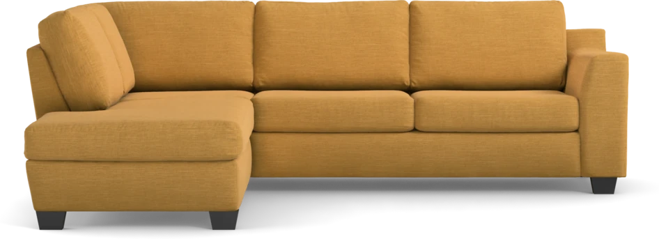 Friday - 2,5-sits soffa med divan vänster - Gul