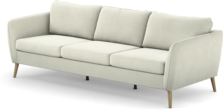 County - 3-sits soffa - Vit