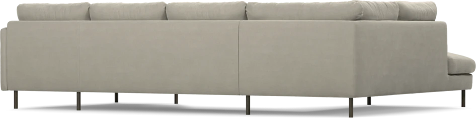 Madison - 2-sits soffa med divan vänster och schäslong höger - Grå
