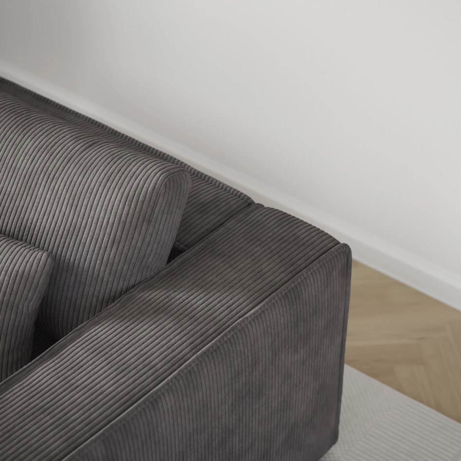Ide - Bäddsoffa 3-sits - Grå
