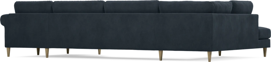 Bridge - 3-sits soffa med divan vänster och schäslong höger - Blå