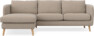 Madison Lux - 2-sits soffa med schäslong vänster - Beige