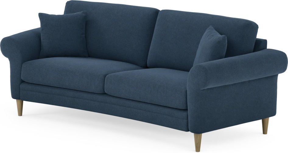 Eden - 2,5-sits soffa svängd - Blå