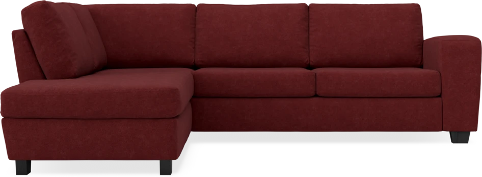 Friday - 2,5-sits soffa med divan vänster - Rosa