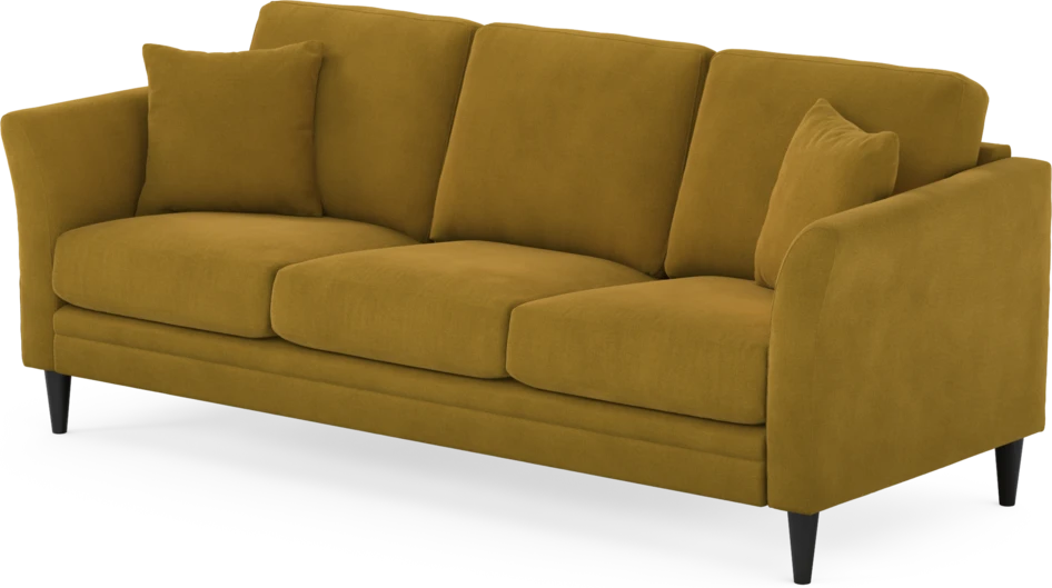 Eden - 3-sits soffa - Gul