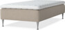 Delux Sense - Ramsäng, enkelsäng med bäddmadrass - Beige