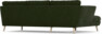 Madison - 2-sits soffa med schäslong vänster - Grön