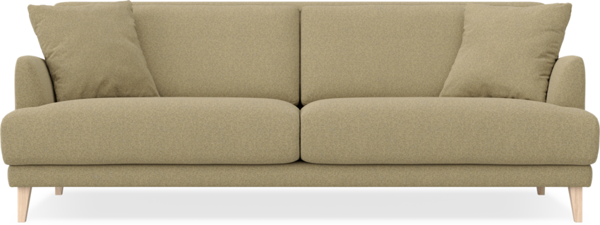Macy Lux - 3-sits soffa - Gul