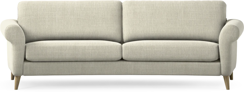 Bridge - 3-sits soffa svängd - Beige