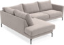Impression - 3-sits soffa med divan vänster - Grå