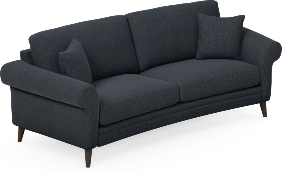Eden - 2,5-sits soffa svängd - Blå