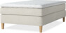 Delux Sense - Kontinentalsäng, enkelsäng 120 cm med bäddmadrass - Beige