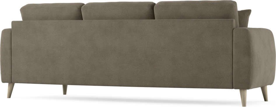 Eden - 3-sits soffa svängd - Beige