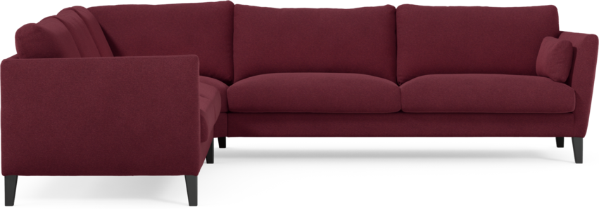 Winston - Hörnsoffa, 2+3-sits - Röd