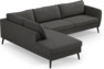 County - 2,5-sits soffa med divan vänster - Grå