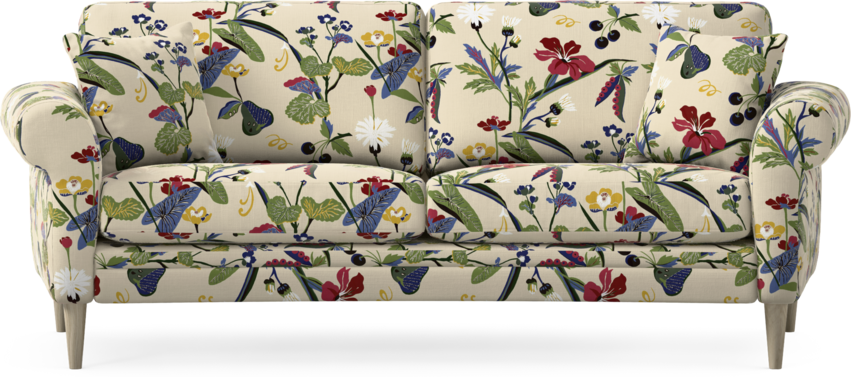 Eden - 2,5-sits soffa svängd - Flerfärgad