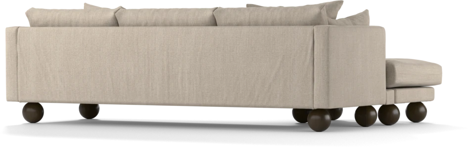 Harper - 4-sits med schäslong vänster - Beige