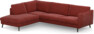 Madison - 3-sits soffa med divan vänster - Rosa
