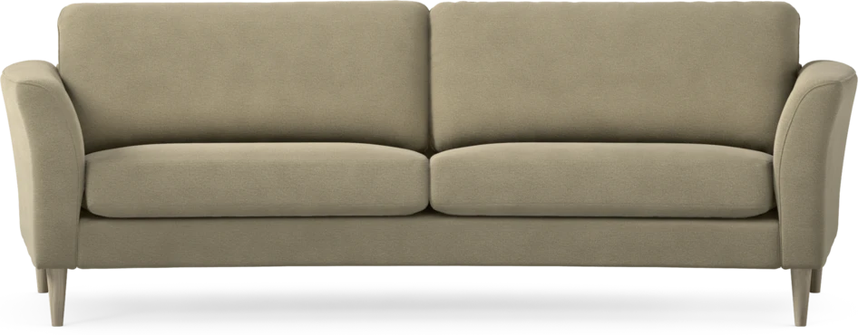 Bridge - 3-sits soffa svängd - Beige