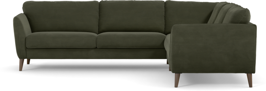 Bridge - Hörnsoffa, 3+2-sits - Grön