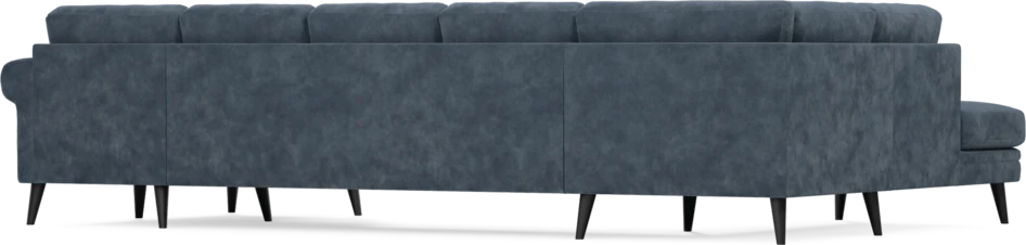 Eden - 3-sits soffa med divan vänster och schäslong höger - Blå
