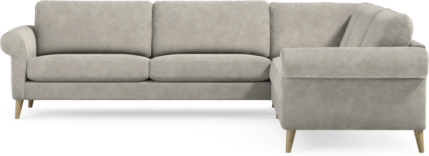 Bridge - Hörnsoffa, 3+3-sits - Grå