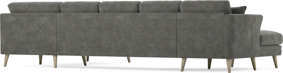 Eden - 3-sits soffa med schäslong vänster och divan höger - Grå