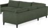 Winston - Hörnsoffa, 3+2-sits - Grön