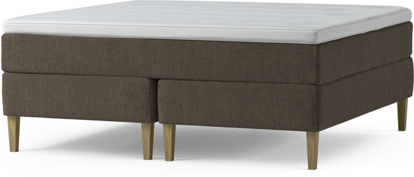 Delux Exclusive - Kontinentalsäng, dubbelsäng med bäddmadrass och sängben