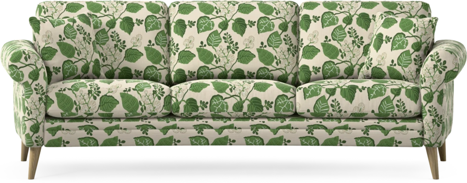 Eden - 3-sits soffa svängd - Flerfärgad