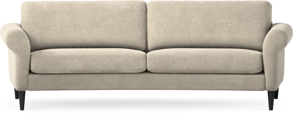 Bridge - 3-sits soffa svängd - Beige