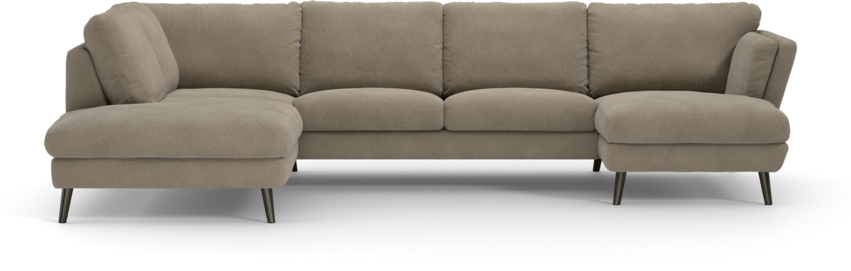 Madison Lux - 2-sits soffa med divan vänster och schäslong höger - Beige