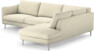 Madison Lux - 3-sits soffa med divan höger - Vit
