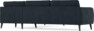 Bridge - Hörnsoffa, 3+3-sits - Blå