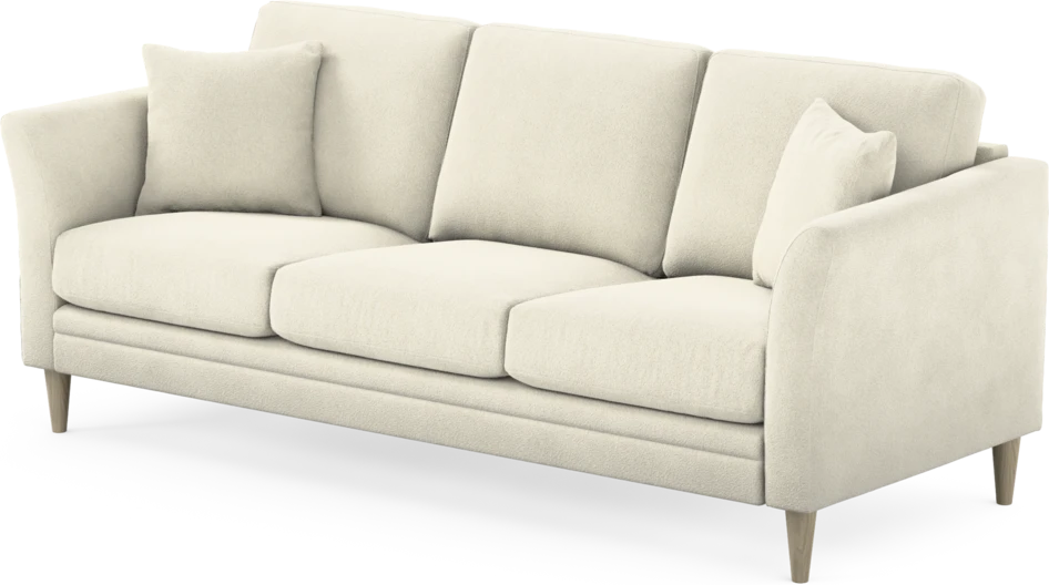 Eden - 3-sits soffa - Vit
