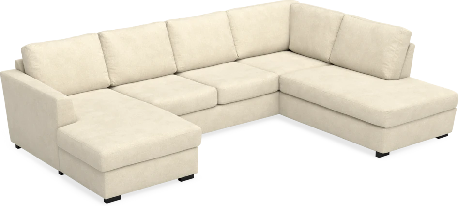 Friday - 3-sits soffa med schäslong vänster och divan höger - Beige