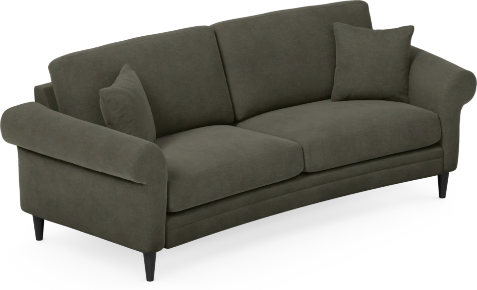Eden - 2,5-sits soffa svängd - Grå