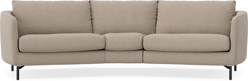 Madison - 3-sits soffa svängd, 90 cm - Beige