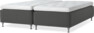 Delux Dream - Ramsäng, dubbelsäng med bäddmadrass - Grå